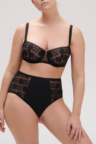 Culotte a vita alta Amazone - Nero
