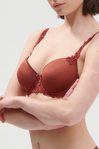 Reggiseno preformato Andora - Marrone