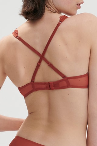 Reggiseno push-up Singulière - Rosso mattone