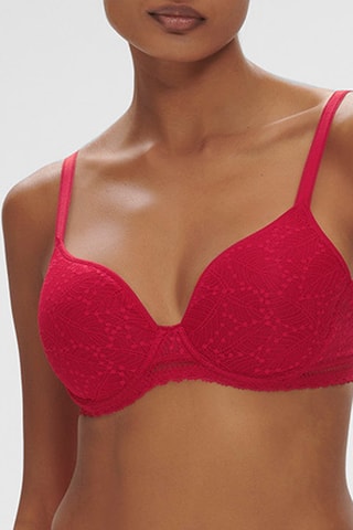 Reggiseno con ferretti Comete - Rosso