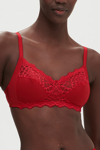 Reggiseno Caresse - Rosso