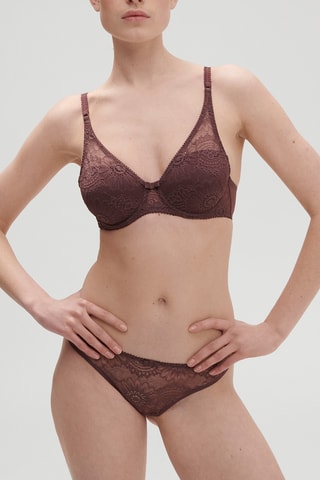 Reggiseno preformato Embleme - Marrone