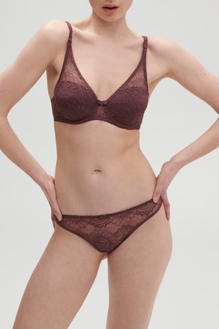 Reggiseno preformato Embleme - Marrone