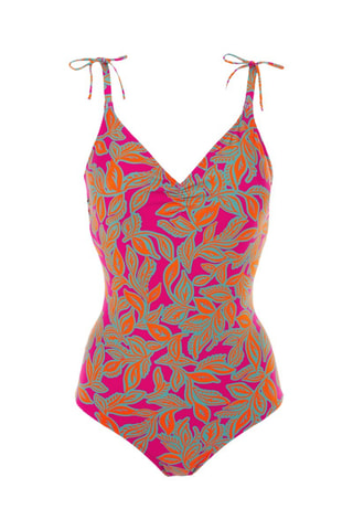 Costume intero con coppe Melia  - Rosa
