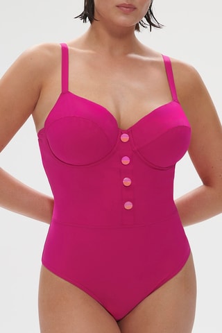 Costume intero Alati - Fucsia