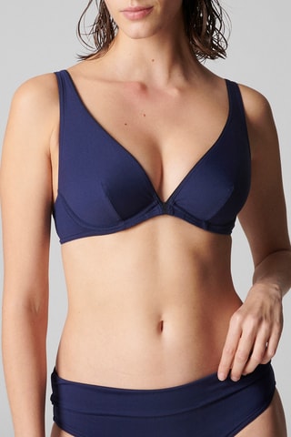 Reggiseno bikini Calysta - Blu notte