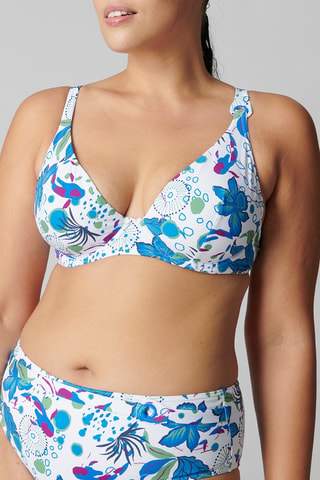 Reggiseno bikini Neroli - Bianco e blu
