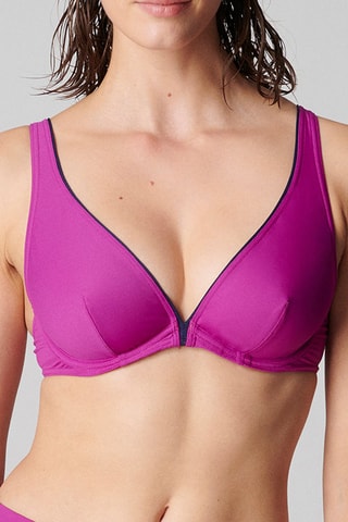 Reggiseno bikini Calysta - Viola