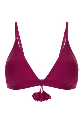 Reggiseno bikini Miracle - Bordeaux