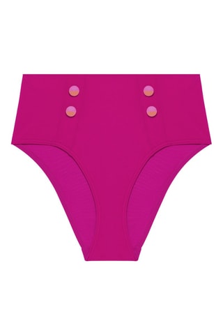 Slip bikini a vita alta Alati - Fucsia