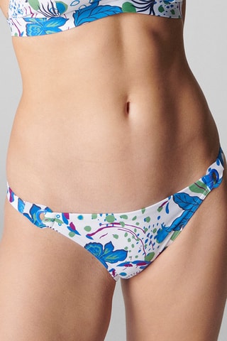 Slip bikini Neroli - Bianco e blu