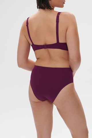 Slip bikini a vita alta Hoya - Viola
