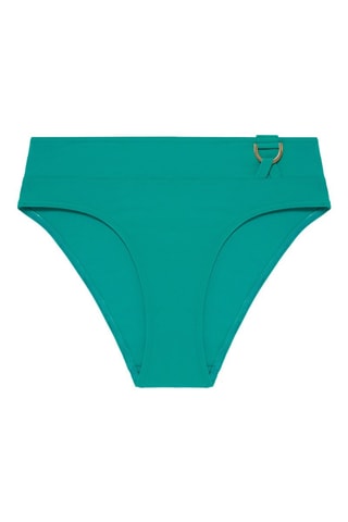 Slip bikini a vita alta Palmeraie - Verde