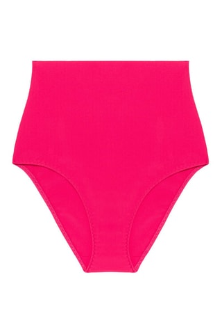 Slip bikini a vita alta Pretty - Fucsia