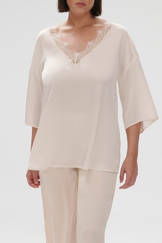 Blusa pigiama Satin Secrets - Rosa
