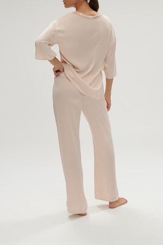 Blusa pigiama Satin Secrets - Rosa