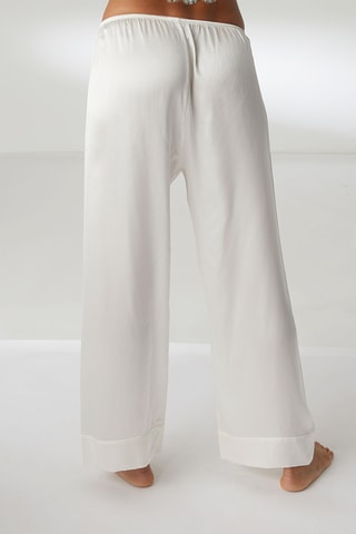 Pantaloni pigiama in seta Dream - Ecrù