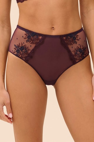 Slip a vita alta Intrigue - Bordeaux