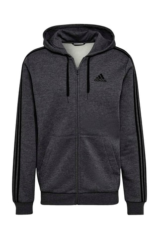 Sweat polaire d’entraînement à capuche Essentials - Gris foncé chiné