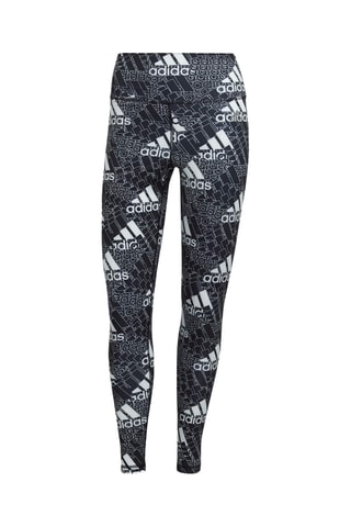 Legging d’entraînement 7/8 Seasonal - Noir et blanc
