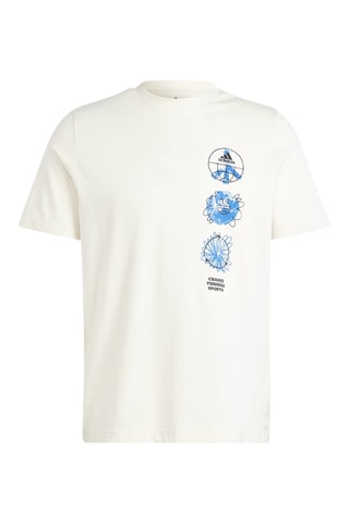 T-shirt d’entraînement regular Tie-INS - Blanc