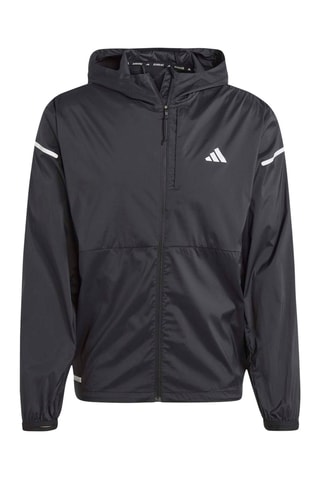 Veste de running à capuche Ultimate - Noir