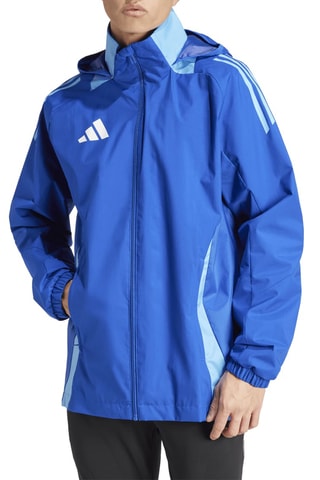 Veste de football à capuche Tiro - Bleu