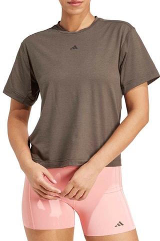 T-shirt d’entraînement regular Strength - Marron