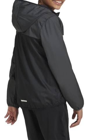 Coupe-vent à capuche Outerwear - Noir