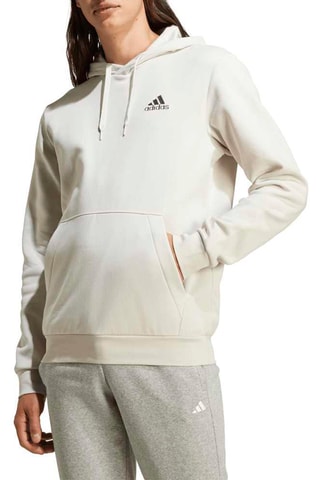 Sweat polaire à capuche Essentials - Blanc