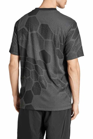 T-shirt regular House of Tiro - Anthracite et noir