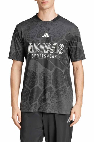 T-shirt regular House of Tiro - Anthracite et noir