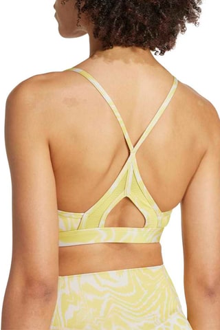 Brassière d’entraînement push-up Essentials - Jaune