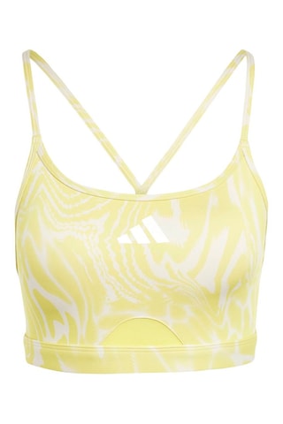 Brassière d’entraînement push-up Essentials - Jaune