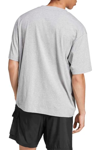 T-shirt loose d’entraînement Essentials - Gris clair chiné