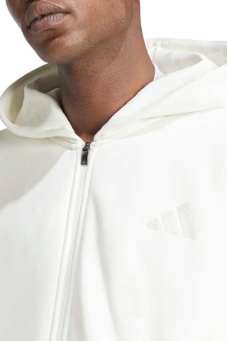 Sweat polaire à capuche All SZN - Blanc