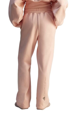 Pantalon regular en coton biologique Stella McCartney - Rose