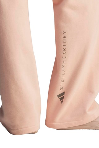 Pantalon regular en coton biologique Stella McCartney - Rose