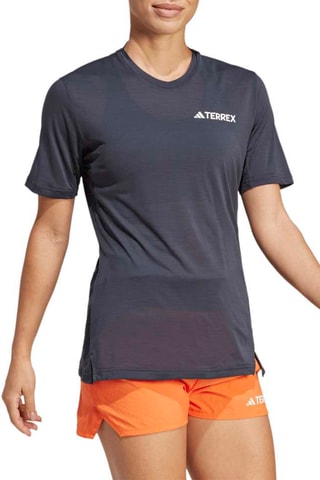 T-shirt de running - Gris foncé
