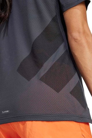 T-shirt de running - Gris foncé