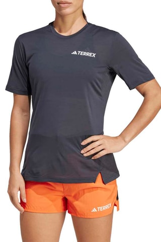 T-shirt de running - Gris foncé