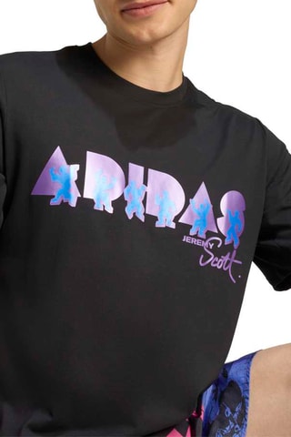 T-shirt regular d’entraînement Brand Collaboration - Noir