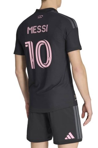 Maillot slim de football Messi Inter Miami CF - Noir et rose
