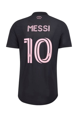 Maillot slim de football Messi Inter Miami CF - Noir et rose