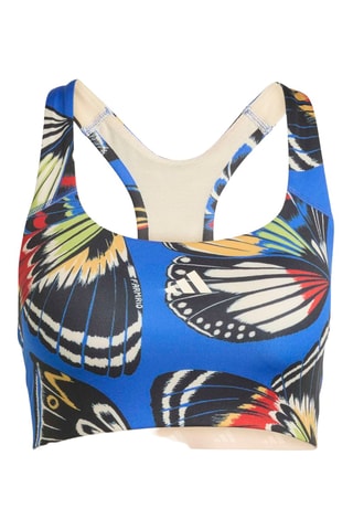 Brassière d’entraînement push-up Brand Collaboration - Noir et bleu roi