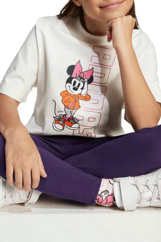 T-shirt loose d’entraînement Minnie Disney - Blanc
