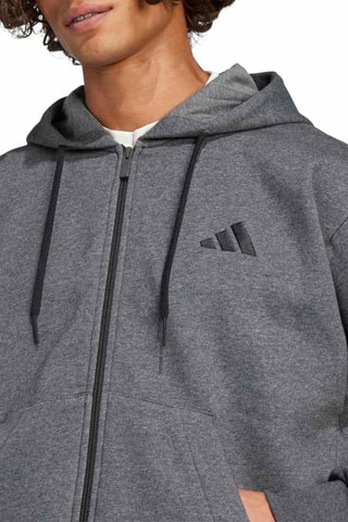 Sweat polaire d’entraînement à capuche Essentials - Gris foncé