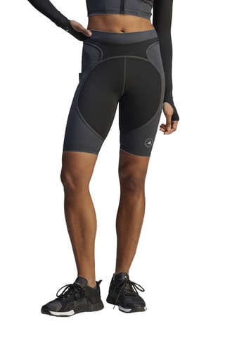 Cycliste d’entraînement taille haute Stella McCartney - Noir et gris foncé