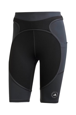 Cycliste d’entraînement taille haute Stella McCartney - Noir et gris foncé