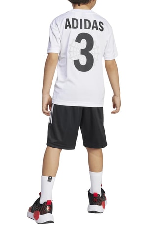 T-shirt regular et short regular d’entraînement Spider-Man Avengers Marvel - Blanc et noir